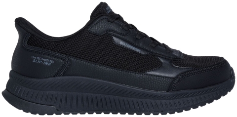 Skechers Bobs Squad 4 Crucial Step Slip-On Schwarz BBK