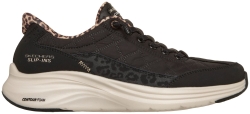 Skechers Contour Foam Leopard Dream Slip-On Schwarz BLK
