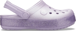 Crocs Crocband Glitter Clog Kids Lavender Gr&ouml;&szlig;e EU 33-34 Normal