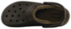 Crocs Classic Lined Clog espresso/walnut Gr&ouml;&szlig;e EU 43-44 Normal